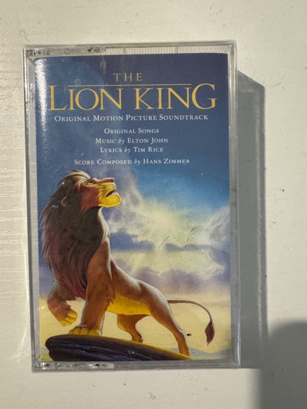 The Lion King Original Motion Picture Soundtrack Cassette - Blue Cover
